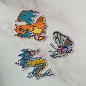 Pokemon sew on patches X3